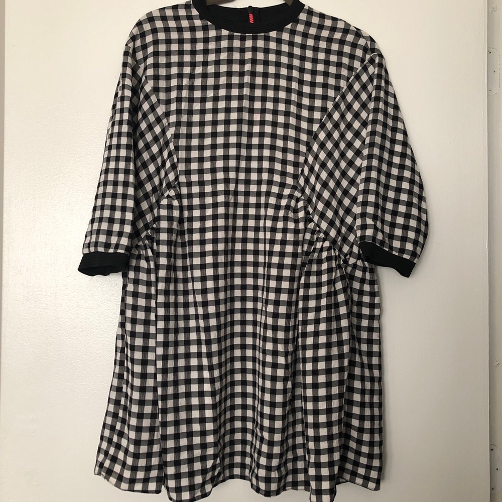 ZARA Checkered Print Dress/Tunic, Size Small